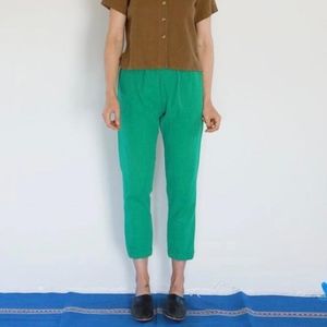 Me & Arrow Cuff Pants in Spring Green
